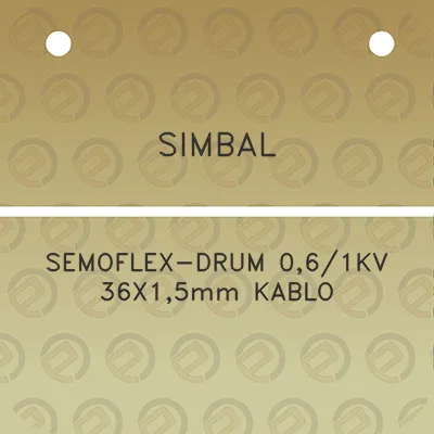 simbal-semoflex-drum-061kv-36x15mm-kablo