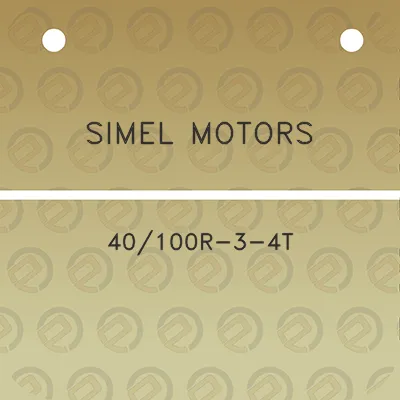 simel-motors-40100r-3-4t