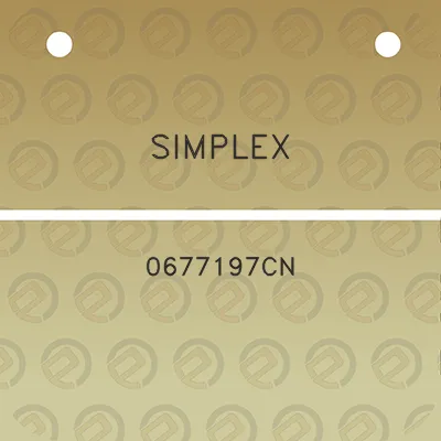 simplex-0677197cn