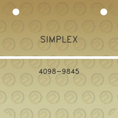 simplex-4098-9845