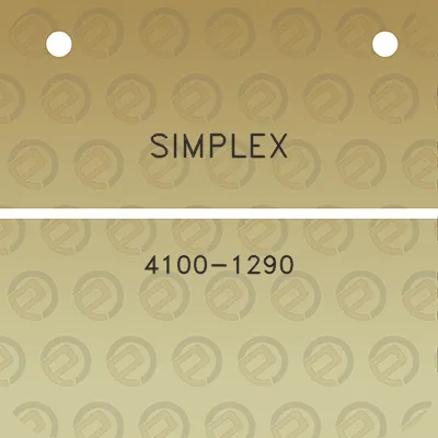 simplex-4100-1290