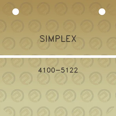 simplex-4100-5122