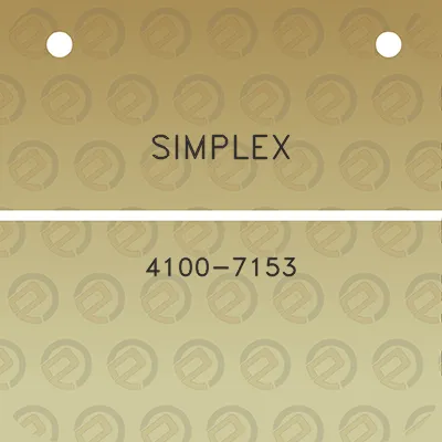 simplex-4100-7153