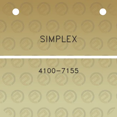 simplex-4100-7155