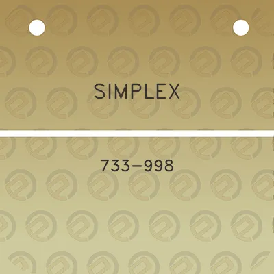 simplex-733-998