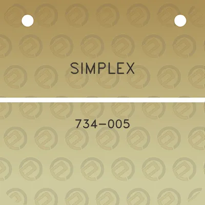 simplex-734-005