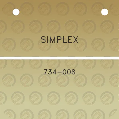 simplex-734-008