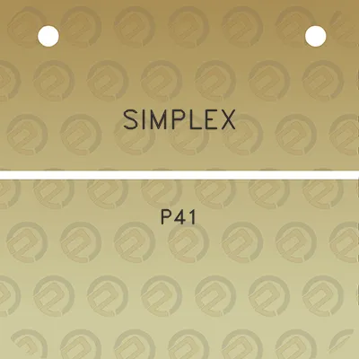 simplex-p41