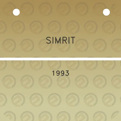 simrit-1993