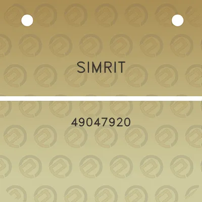 simrit-49047920