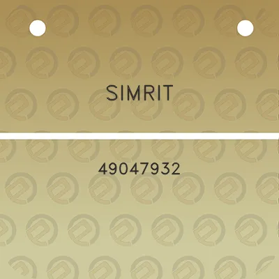 simrit-49047932