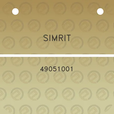 simrit-49051001