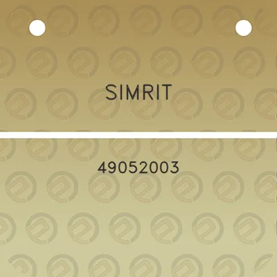 simrit-49052003