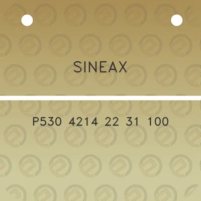 sineax-p530-4214-22-31-100