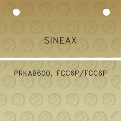 sineax-prkab600-fcc6pfcc6p