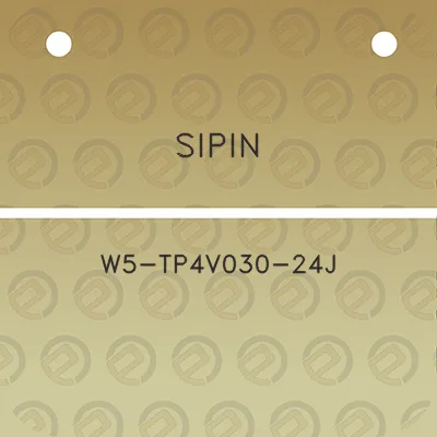 sipin-w5-tp4v030-24j