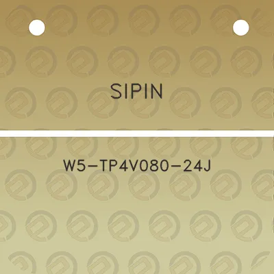 sipin-w5-tp4v080-24j