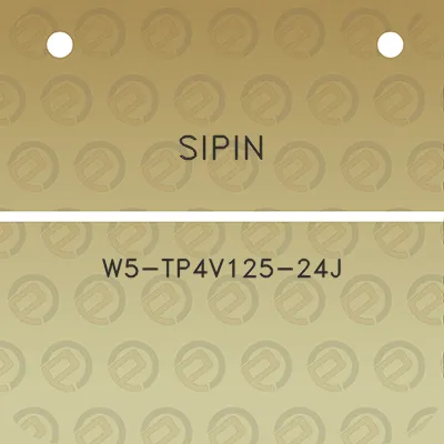 sipin-w5-tp4v125-24j