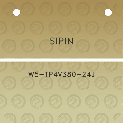 sipin-w5-tp4v380-24j