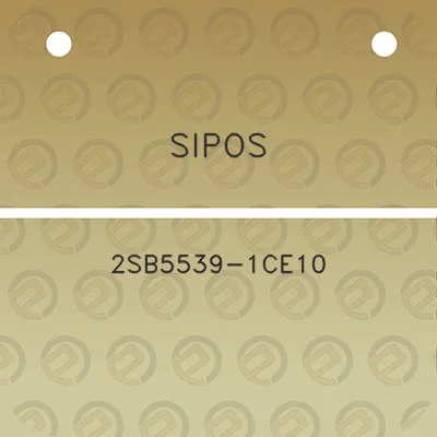 sipos-2sb5539-1ce10