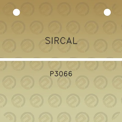 sircal-p3066