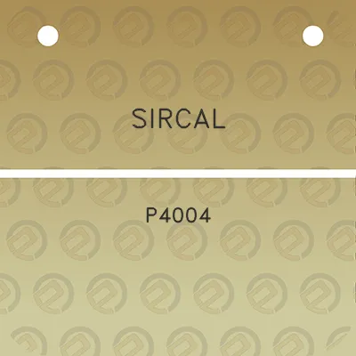 sircal-p4004