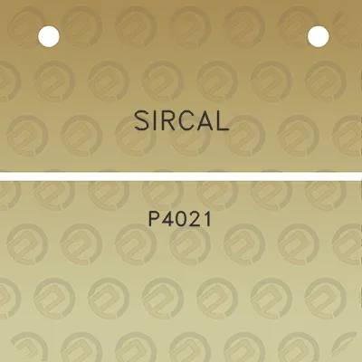 sircal-p4021