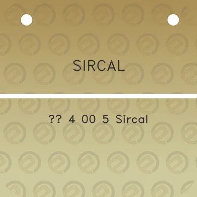 sircal-4-00-5-sircal