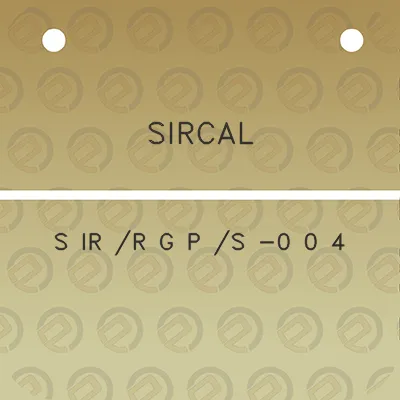 sircal-s-ir-r-g-p-s-0-0-4