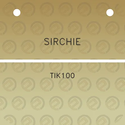 sirchie-tik100