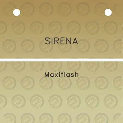 sirena-maxiflash