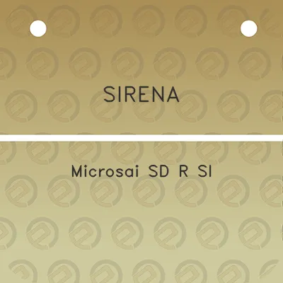 sirena-microsai-sd-r-si