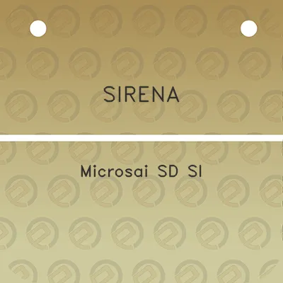 sirena-microsai-sd-si