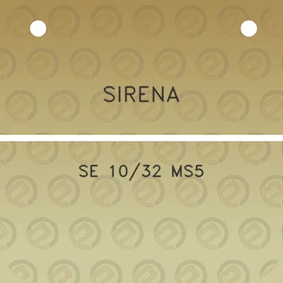 sirena-se-1032-ms5