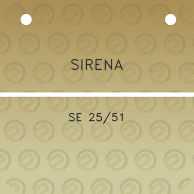 sirena-se-2551