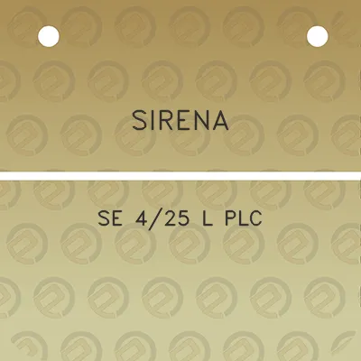 sirena-se-425-l-plc