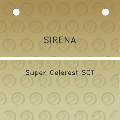 sirena-super-celerest-sct