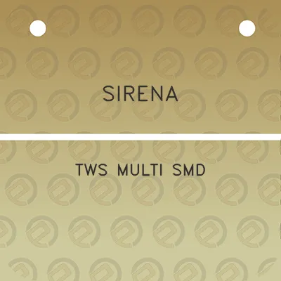 sirena-tws-multi-smd