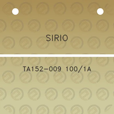 sirio-ta152-009-100-1a