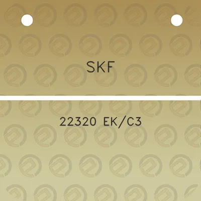 skf-22320-ekc3