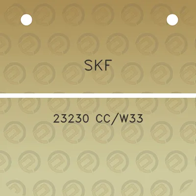 skf-23230-ccw33