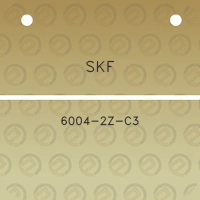 skf-6004-2z-c3