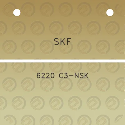 skf-6220-c3-nsk