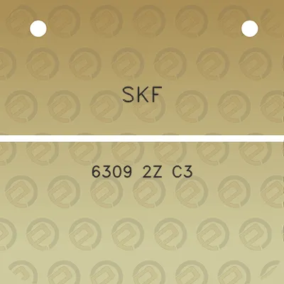 skf-6309-2z-c3