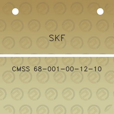 skf-cmss-68-001-00-12-10