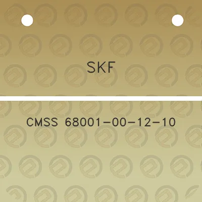 skf-cmss-68001-00-12-10