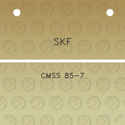 skf-cmss-85-7