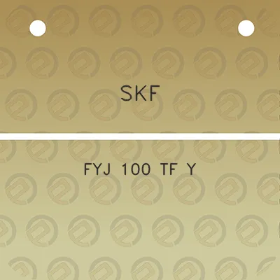 skf-fyj-100-tf-y