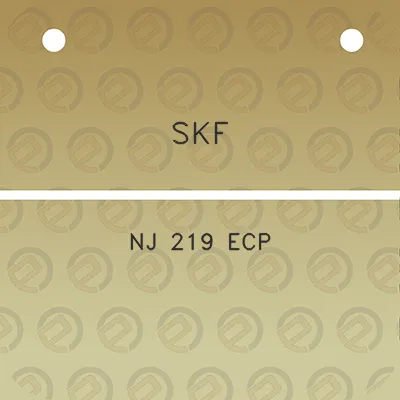 skf-nj-219-ecp