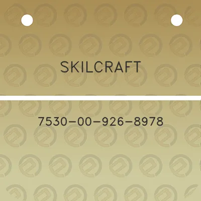 skilcraft-7530-00-926-8978